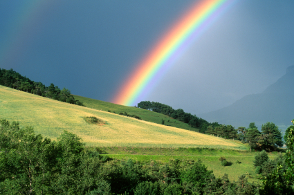 Orage en campagne